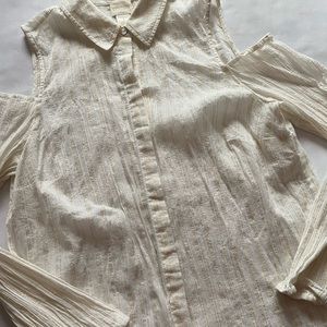 Chicos Cold-Shoulder Blouse